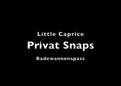 SUPERPRIVATE Snap, Little Caprice, Badewannenspass